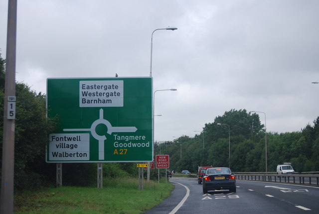 File:A27, Fontwell bypass - Geograph - 3177354.jpg