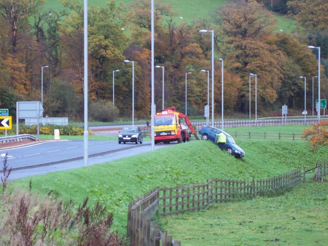 File:Bankfoot Roundabout - Geograph - 460845.jpg