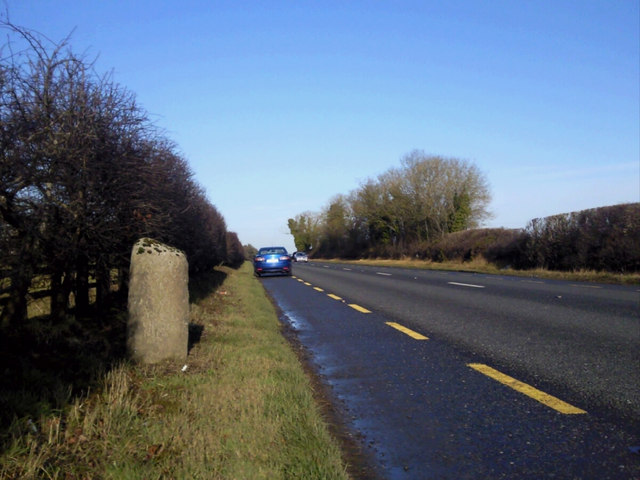 File:Old Milestone on N2 - Geograph - 1717995.jpg