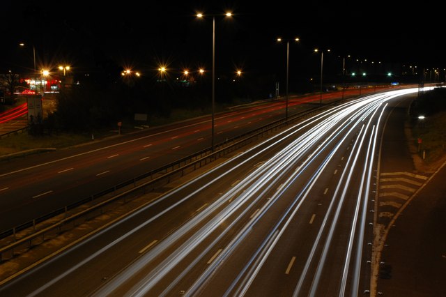File:The M5 Motorway at Strensham - Geograph - 1066229.jpg