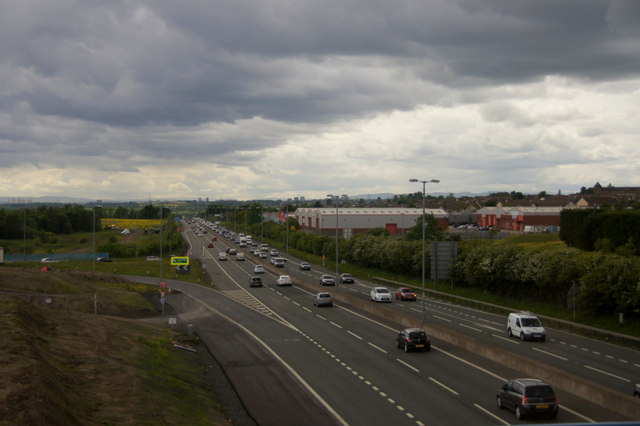 File:A8 westbound at Coatbridge - Geograph - 3513160.jpg