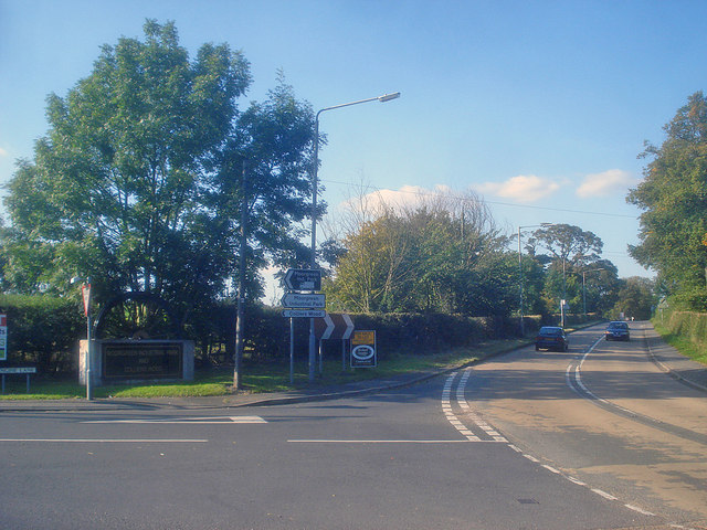 File:Junction of Engine Lane and Moorgreen - Geograph - 1579742.jpg