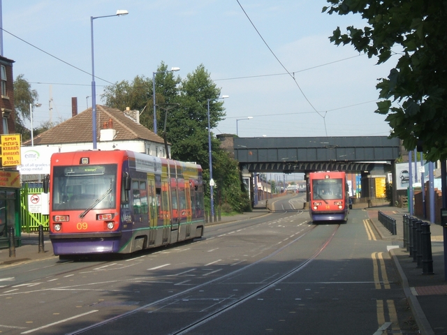 File:Trams on the Bilston Road - Geograph - 236002.jpg
