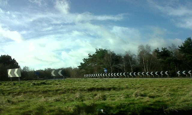 File:A5 Roundabout at the M6 - Geograph - 3840995.jpg