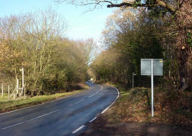 File:B1022 entering Pods Wood - Geograph - 1609814.jpg