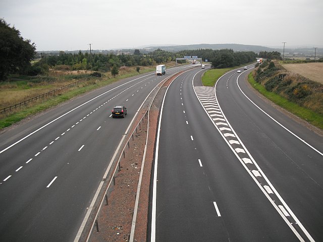 File:M9 looking west - Geograph - 1734422.jpg