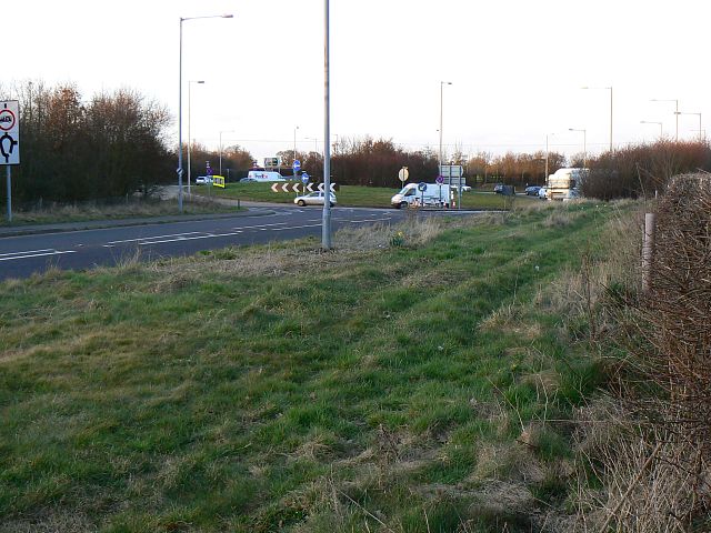 File:B3006 approaching the A3, near Burgates - Geograph - 706079.jpg