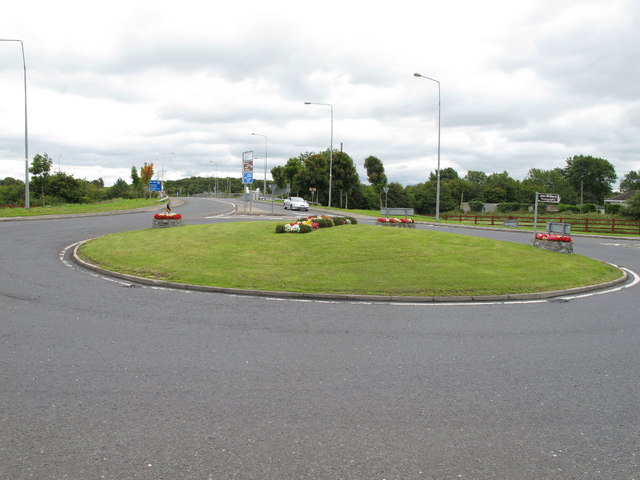 File:Roundabout at Patrickswell - Geograph - 2023322.jpg