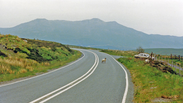 File:Arenig Fawr from above Llyn Treweryn - Geograph - 3472938.jpg