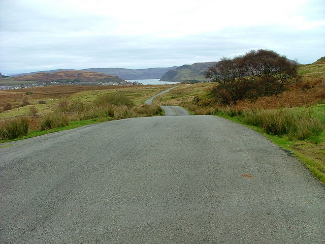 File:The B885 Struan to Portree road - Geograph - 1562200.jpg