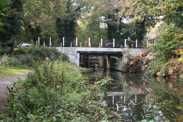 File:Sheerwater Bridge, Basingstoke Canal - Geograph - 586051.jpg