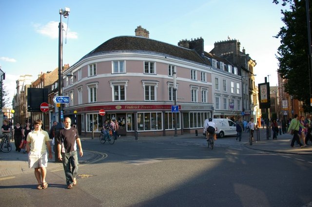 File:Shops at corner of Bridge Street and St Johns Street - Geograph - 514420.jpg