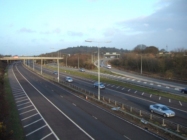 File:M3 Junction 2 - Geograph - 143097.jpg