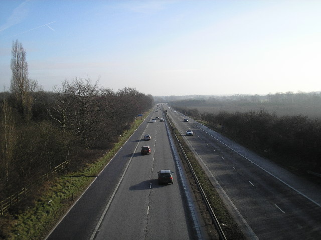 File:A1(M) looking south from near jct 2.jpg