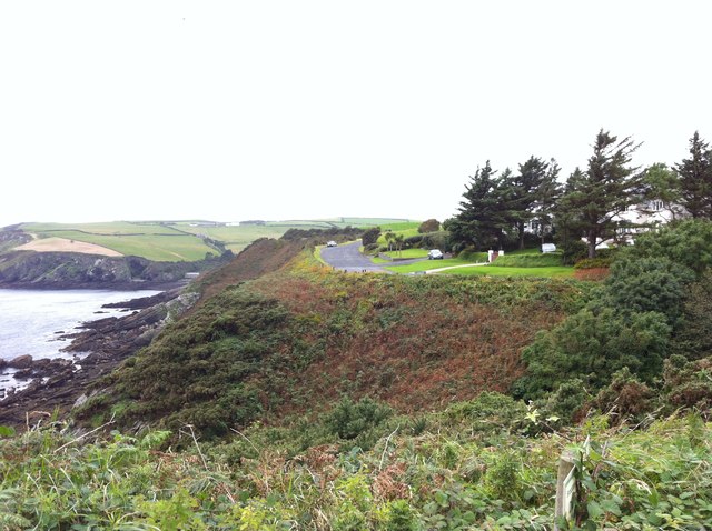 File:A37 at Keristal on the cliffs (C) Andrew Abbott - Geograph - 3153110.jpg