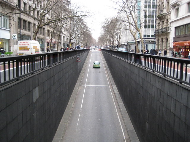 File:A301 Strand Underpass exit ramp - Geograph - 668779.jpg