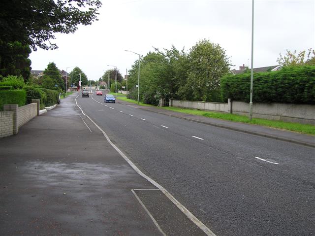 File:Road at Coleraine - Geograph - 528917.jpg