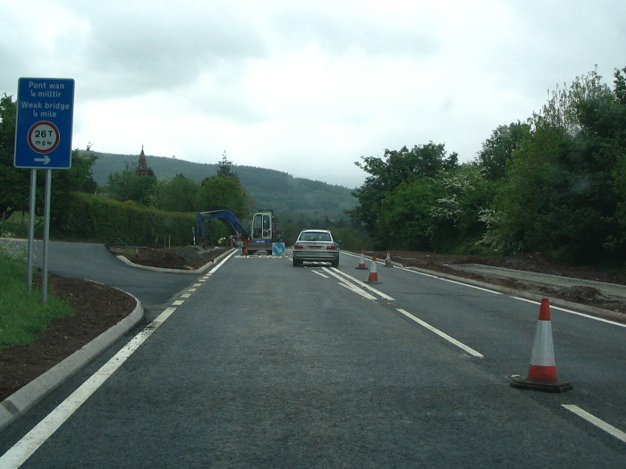 File:A40 Llansantffraed Junction Improvement - Coppermine - 11627.jpg
