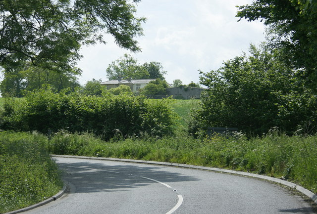 File:A bend in the B3109 near Lower Wraxall - Geograph - 823928.jpg