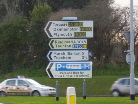 File:Fingerpost signs in Exeter - Coppermine - 4853.JPG
