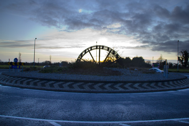 File:Maynooth Road roundabout - Geograph - 3281301.jpg