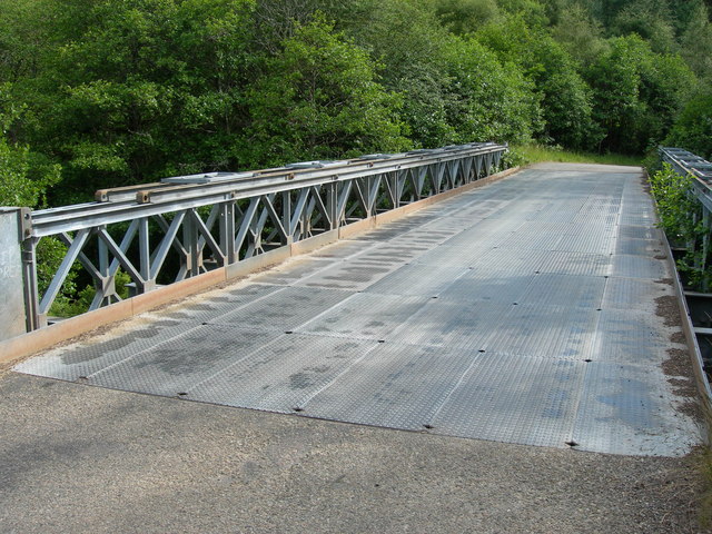 File:Bailey Bridge to Corrimony - Geograph - 198552.jpg