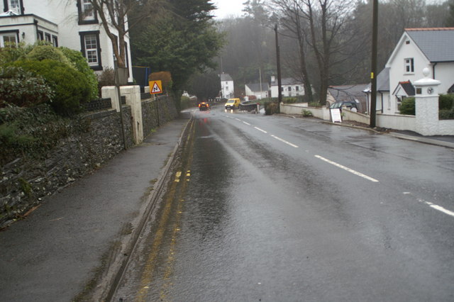 File:Hairpin bend on the A2 in Baldrine - Geograph - 1727922.jpg