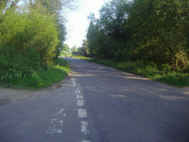 File:Ashridge Lane from junction with Ley Hill Road - Geograph - 2372476.jpg