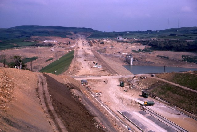 File:Scammonden Dam under Construction - Geograph - 700342.jpg