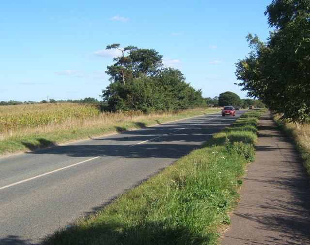 File:Road towards Great Blakenham - Geograph - 546422.jpg
