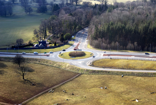File:A78 A770 Bankfoot Roundabout from Idzholm Hill - Geograph - 3450765.jpg