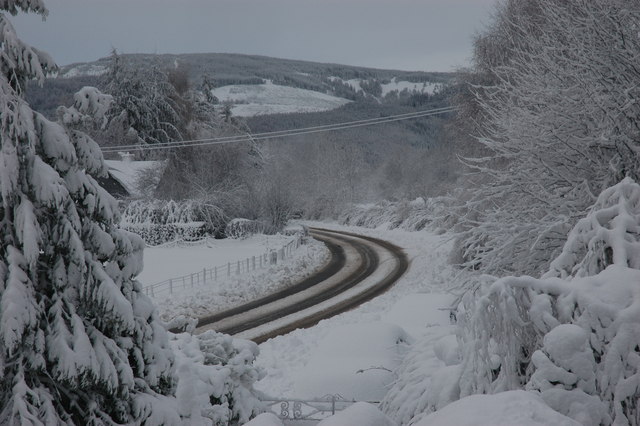 File:B9015 Mosstodloch to Rothes Road - Geograph - 1256718.jpg