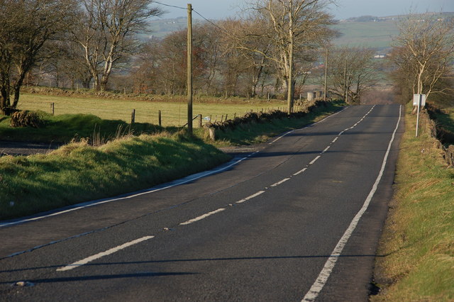 File:The Collin Road near the Battery - Geograph - 327589.jpg