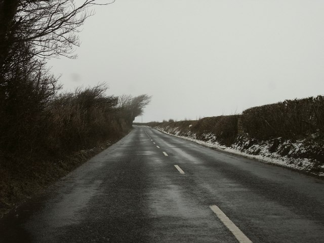 File:A favourite spot for over-taking on the B3230 - Geograph - 1743908.jpg