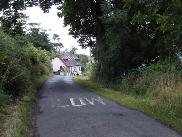 File:Road through Brisbane Glen - Geograph - 1420441.jpg