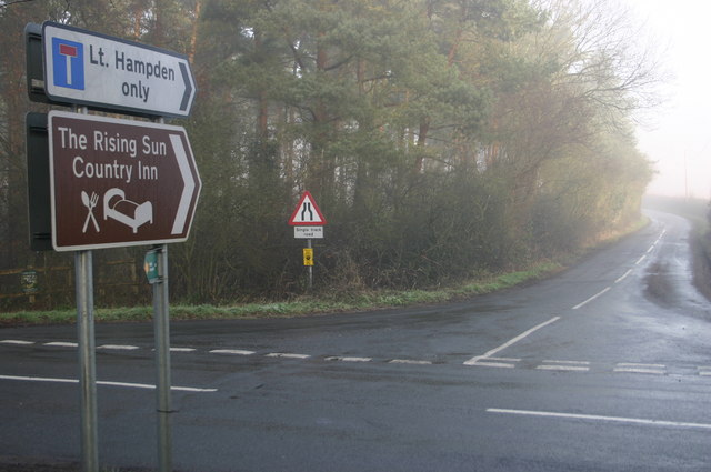 File:The road up to Little Hampden (C) Shaun Ferguson - Geograph - 718377.jpg