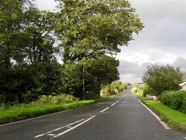 File:Broad Road at Cahery - Geograph - 1455704.jpg