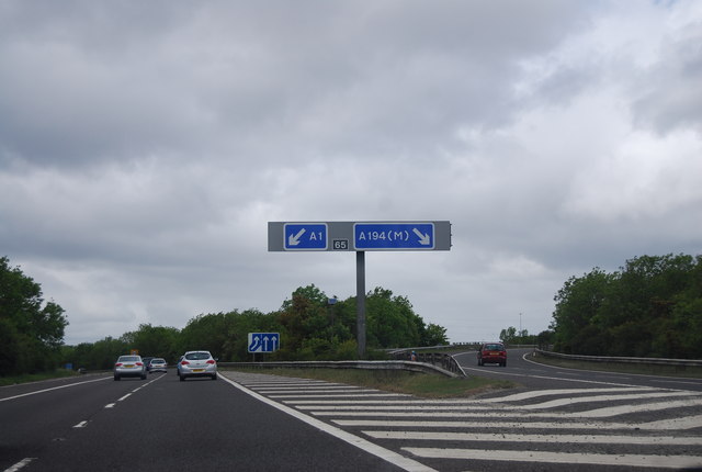 File:Junction 65, A1(M) - Geograph - 2578413.jpg