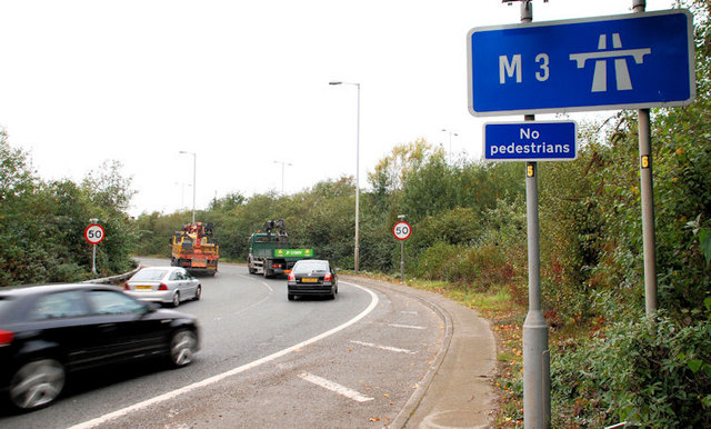 File:M3 sliproad, Belfast (3) - Geograph - 1524565.jpg