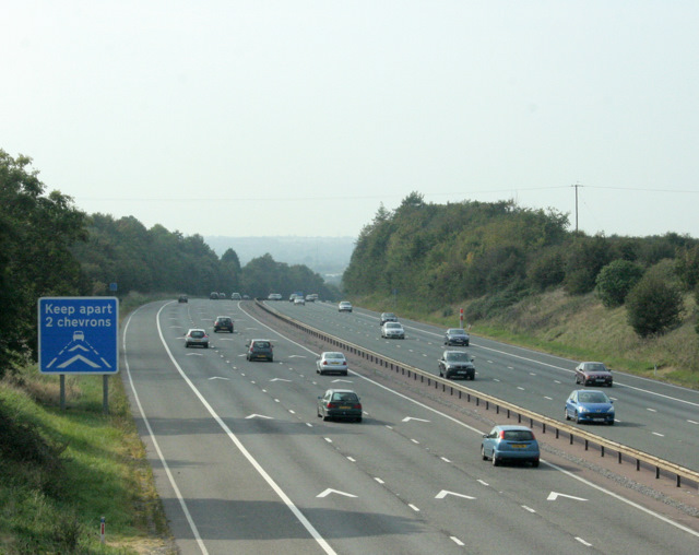 File:M4 Motorway westbound - Geograph - 1505464.jpg