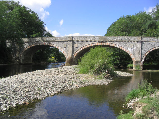 File:Ettrick Bridge spanning the Ettrick... (C) Walter Baxter - Geograph - 207475.jpg