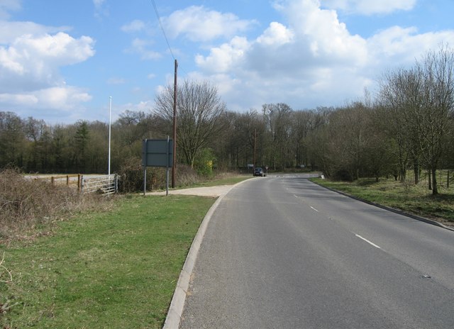 File:Farleigh Road approaching the A339 - Geograph - 781017.jpg