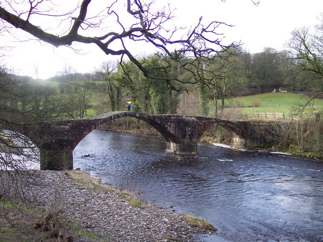 File:Cromwells Bridge from the B6243 - Geograph - 2283580.jpg