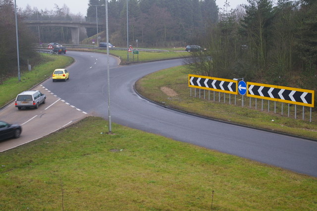 File:A47 junction - Geograph - 646033.jpg