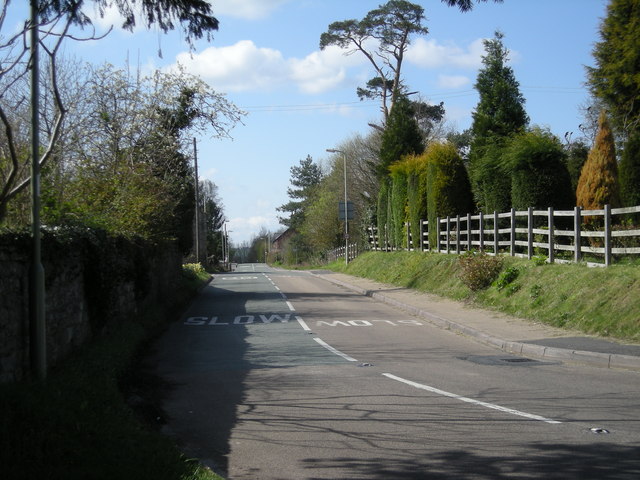 File:B4368, the road to Craven Arms - Geograph - 767913.jpg