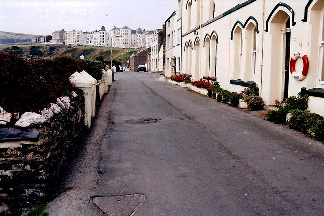 File:Port Erin - Shore Road wall and... (C) Joseph Mischyshyn - Geograph - 1687464.jpg