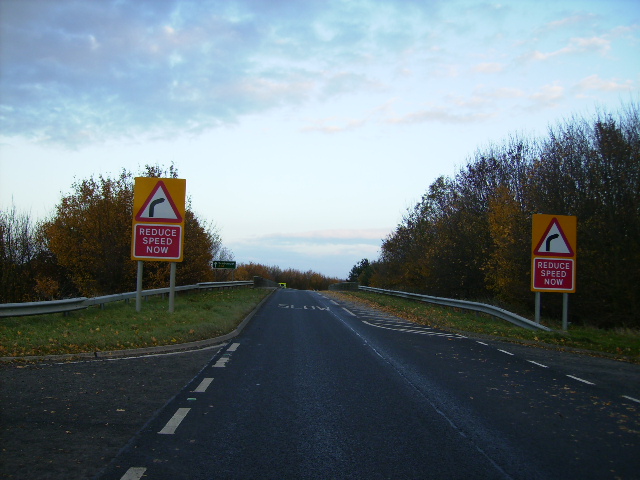 File:Flyover for the A64 at Brambling Fields - Geograph - 281875.jpg