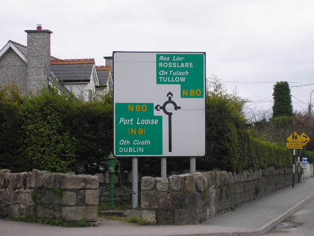 File:Carlow Town approaching N80 - Coppermine - 5544.JPG