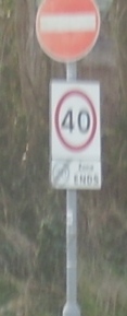 Odd '20 zone ends' sign - Coppermine - 4857.jpg