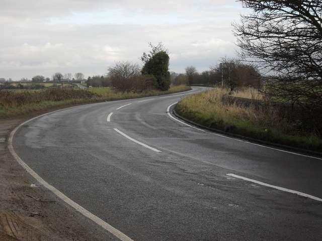 File:Bends in the B4477 - Geograph - 1646502.jpg